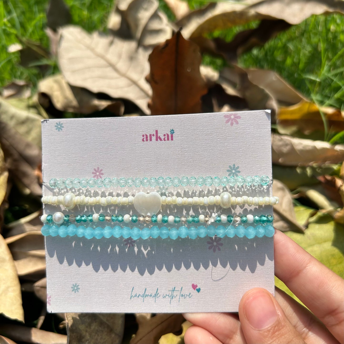 Cloud nine bracelet stack